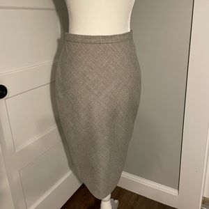 Kors Michael Kors vintage wool blend grey pencil skirt